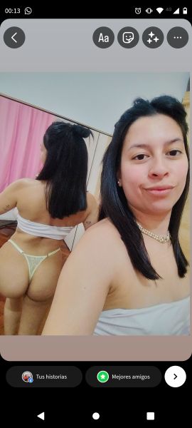 Hola amor espero tu mensajito para pasarla lindo😘